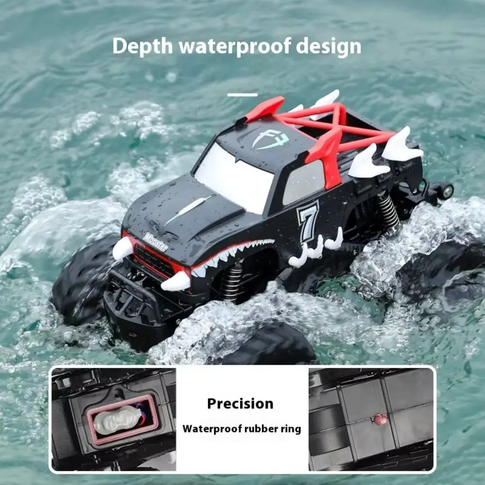 

4WD System Remote Control Car High Speed Children Gits Amphibious Remote Control Vehicle Waterproof Design Off-Road Vehicle