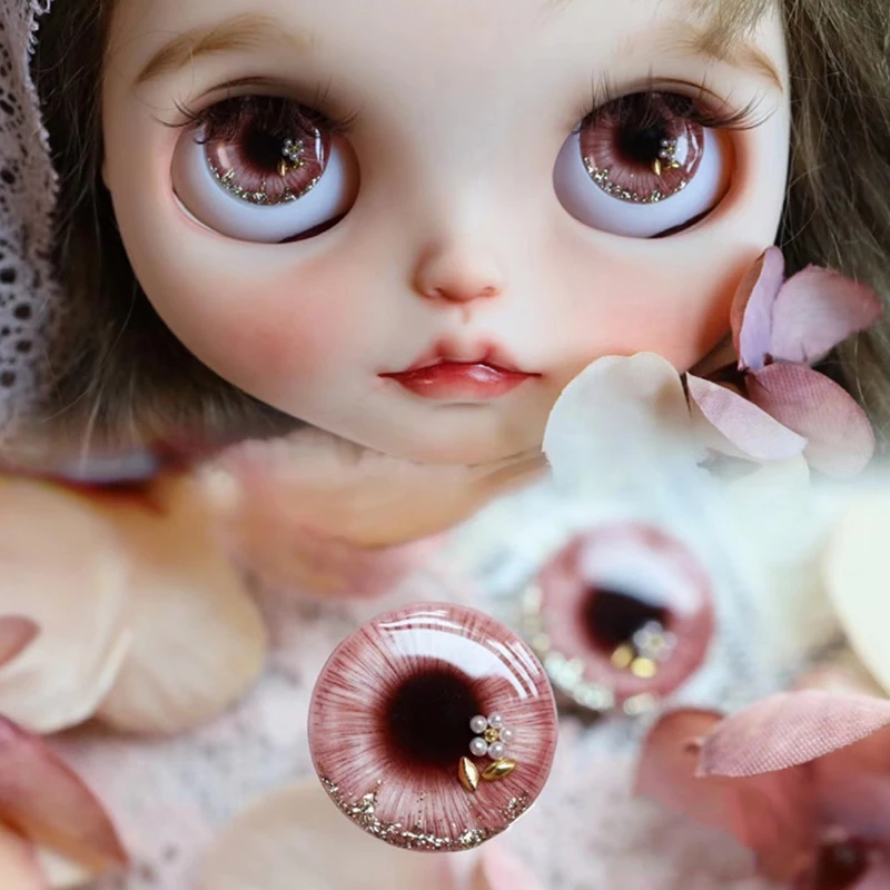 YESTARY عيون للعب Blythe BJD إكسسوارات دمي عيون قطعة عيون للعب قطرة الغراء العين قطعة اليدوية المغناطيس العين قطعة Blythe