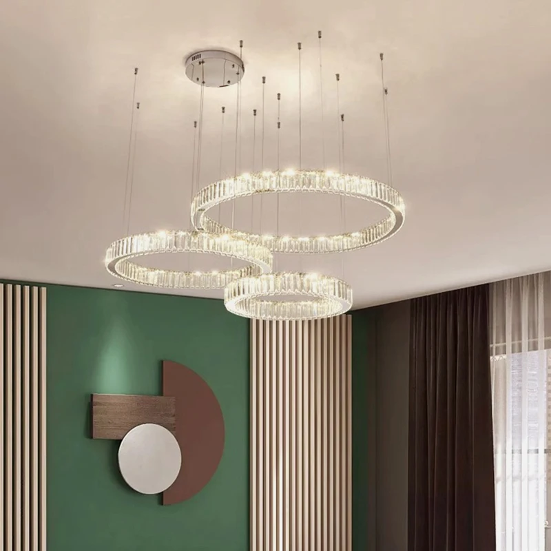 Modern crystal chandeliers indoor lighting Ceiling lamp hanging lights led chandeliers for the living room indoor lighting