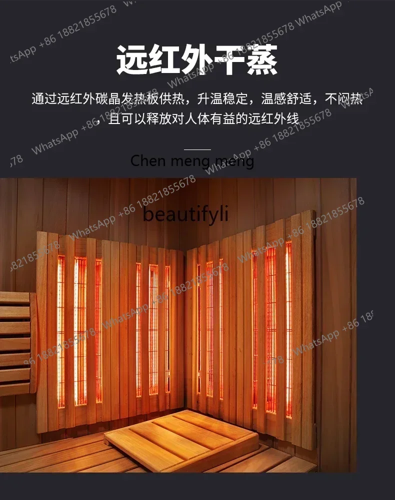 cc182R Sauna Home Steam Room Physiotherapy Box Beauty Salon Home Shower