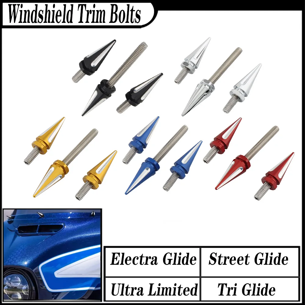 

Motorcycle Windscreen Screws Fairing Bolts for Touring Street Glide Street Glide Special Electra Glide Ultra Freewheeler 2014+