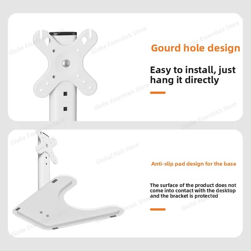 

Подставка для монитора: настольная база с вертикальным экраном компьютера высокого и низкого диапазона 17–32 дюйма