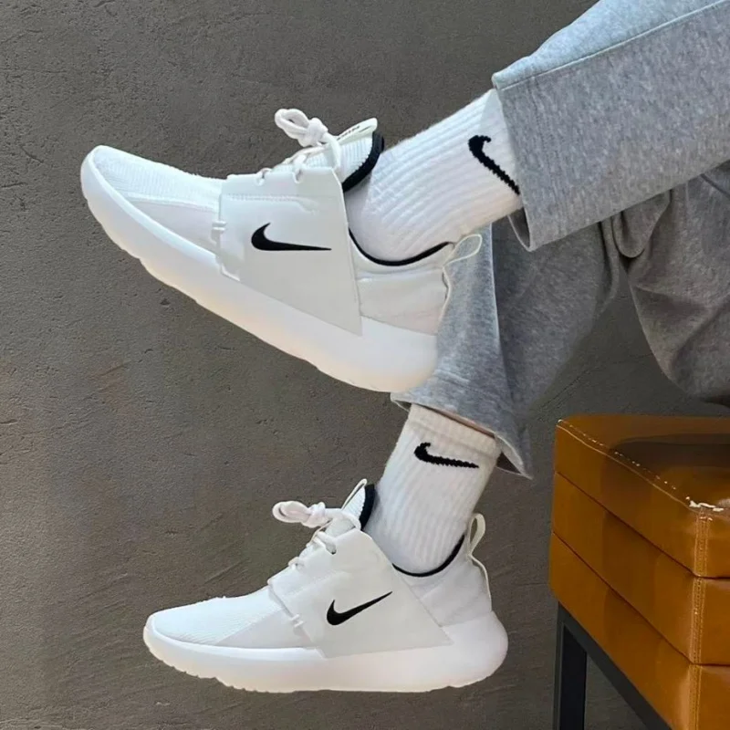 Nike E-Series AD Comfortable Daily Wear, Breathable Low-Top Casual Shoes, Men's Style, White and Black DV2436-100