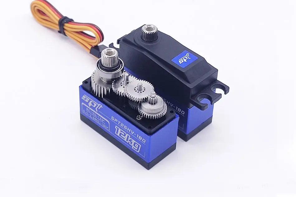 SPT25HV 12kg 7.4v High Speed Metal Steel Teeth 25g Digital Medium-sized Steering Gear Shift Differential Fixed Wing