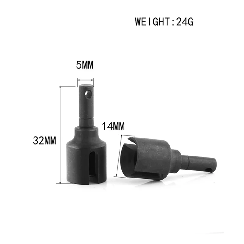 Para ARRMA 1/8 KRATON SENTON TYPHON 6S Metal Acero Delantero Centro Y Trasero Universal Diferencial Copa Horquilla Reemplazo Lateral-AA02