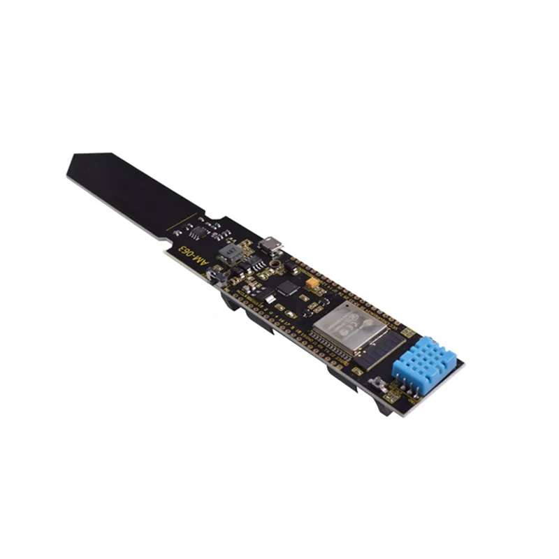 Módulo Bluetooth A16R-ESP32 Módulo de temperatura e umidade e módulo de solo Monitor remoto com módulo de suporte de bateria 18650