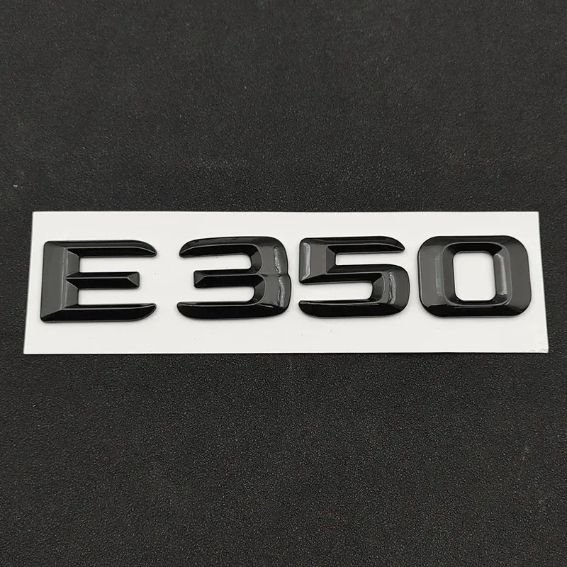 ثلاثية الأبعاد ABS كروم شعار E350 شعار 4matic رسائل CDI ملصق سيارة جذع شارة لمرسيدس بنز E350 W213 W212 اكسسوارات #4