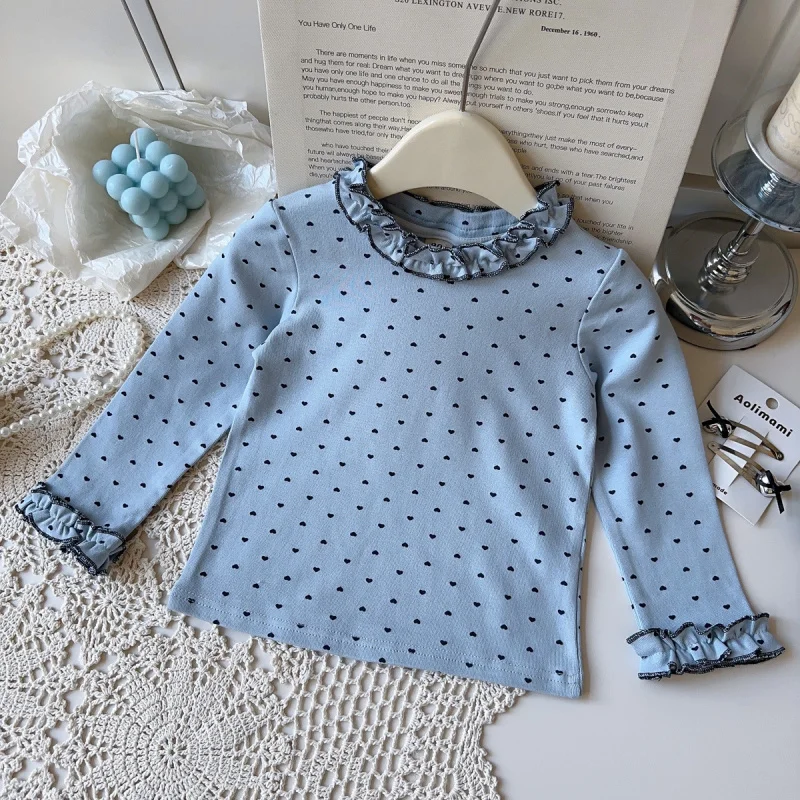 

Girls' Korean Style Outfit Spring and Autumn New Fashionable Strap Dress and Base Shirt Two-Piece Set