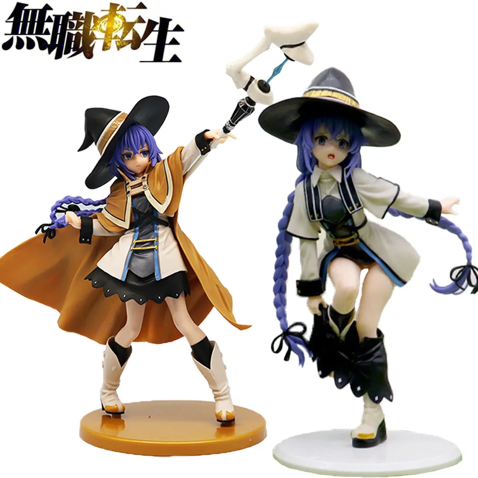 Figura de acción de Roxy Migurdia Mushoku Tensei: figura de Anime de reencarnación sin voz, colección de adultos de PVC, modelo de muñeca, dos juguetes, regalos