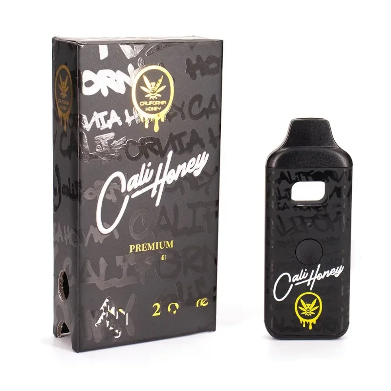 California Honey 1 ml 2 ml wiederaufladbare Vape-Stifte, Keramikspule, leere Kartuschenkapsel, 380 mAh E-Zigarette für dicke Ölverdampfer Ecig