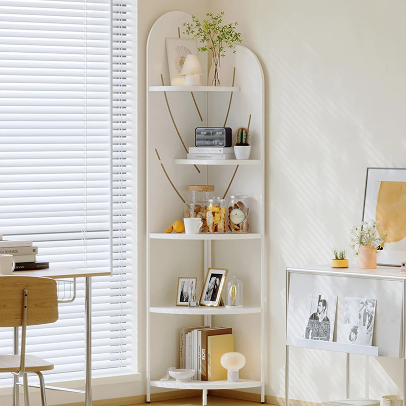 

Plant Flower Display Stand Storage Wall Repisas Bedroom Shelves Wooden Corner Nordic Magazine Cabinet Estante Home Decorations