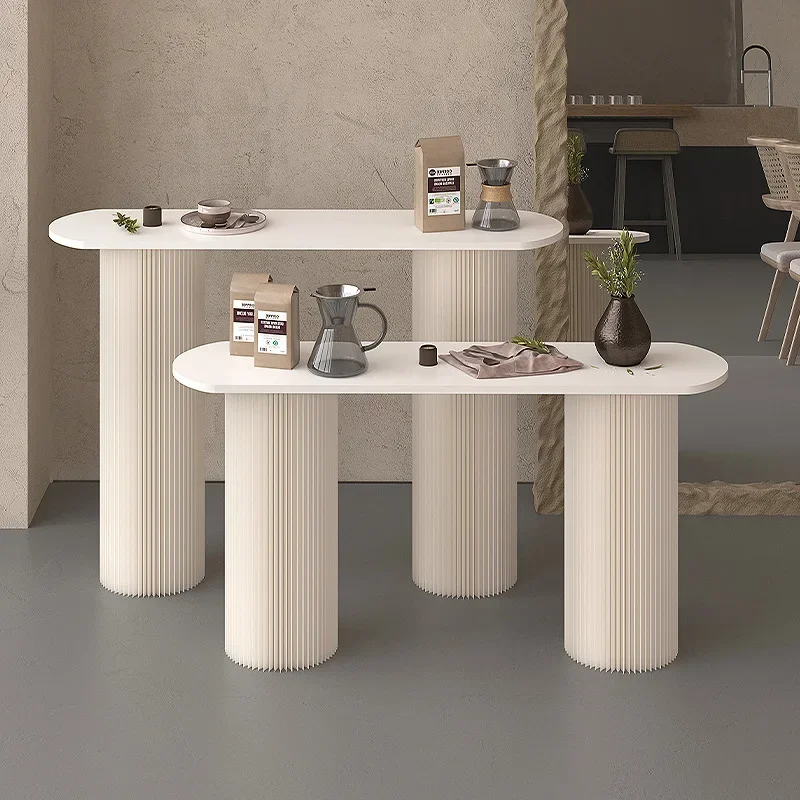 Organ Paper Bar Exhibition Stand Display Table Conference Long Table Rack Display Cabinet Portable Ex
