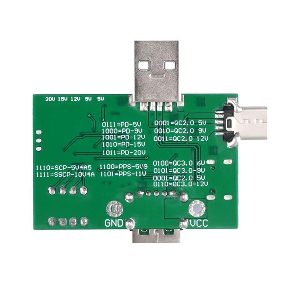 PD3.0/PD2.0/QC3.0/QC2.0/PPS Moduł wyzwalacza szybkiego ładowania wabika 5V 9V 12V 15V 20V Wyjście USB Wykrywanie starzenia Adapter szybkiego ładowania