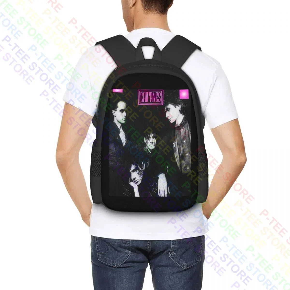 Caifanes Rock Jaguares El Tri Mexico Soda Stereo FobiaBackpack 大容量シューズバッグ ショッピングバッグ