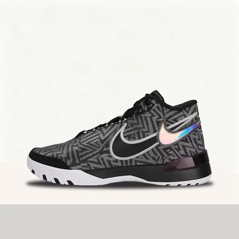 

Мужские баскетбольные кроссовки Nike LeBron NXXT: модные, универсальные, высококачественные, износостойкие, низкие - черные HF0711-004