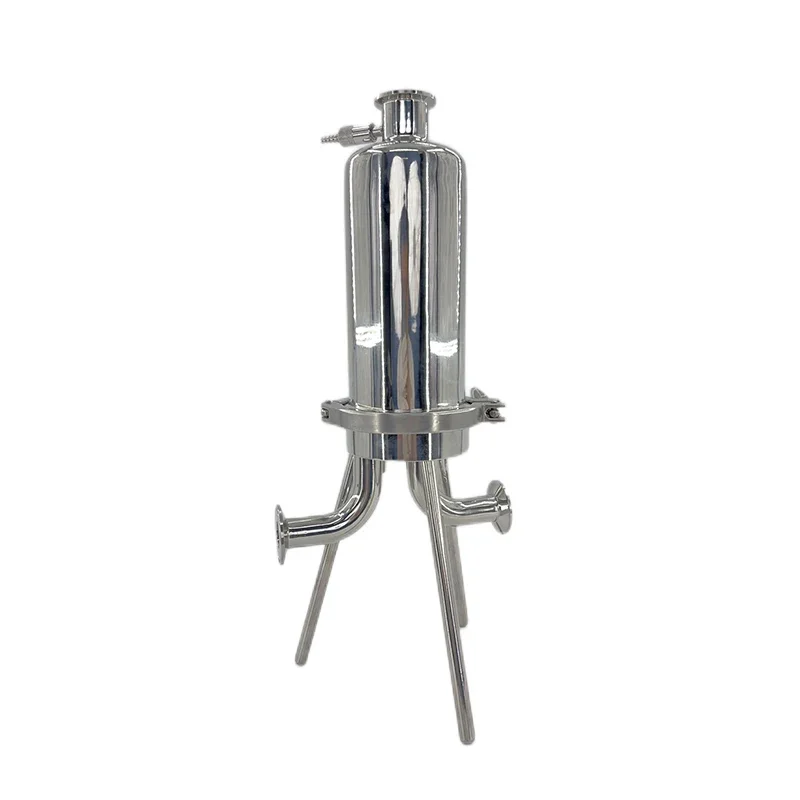 

No Cracks High-power High-precision Stainless Steel SS316 Intelligent Liquid Single-cylinder Sanitary Filter