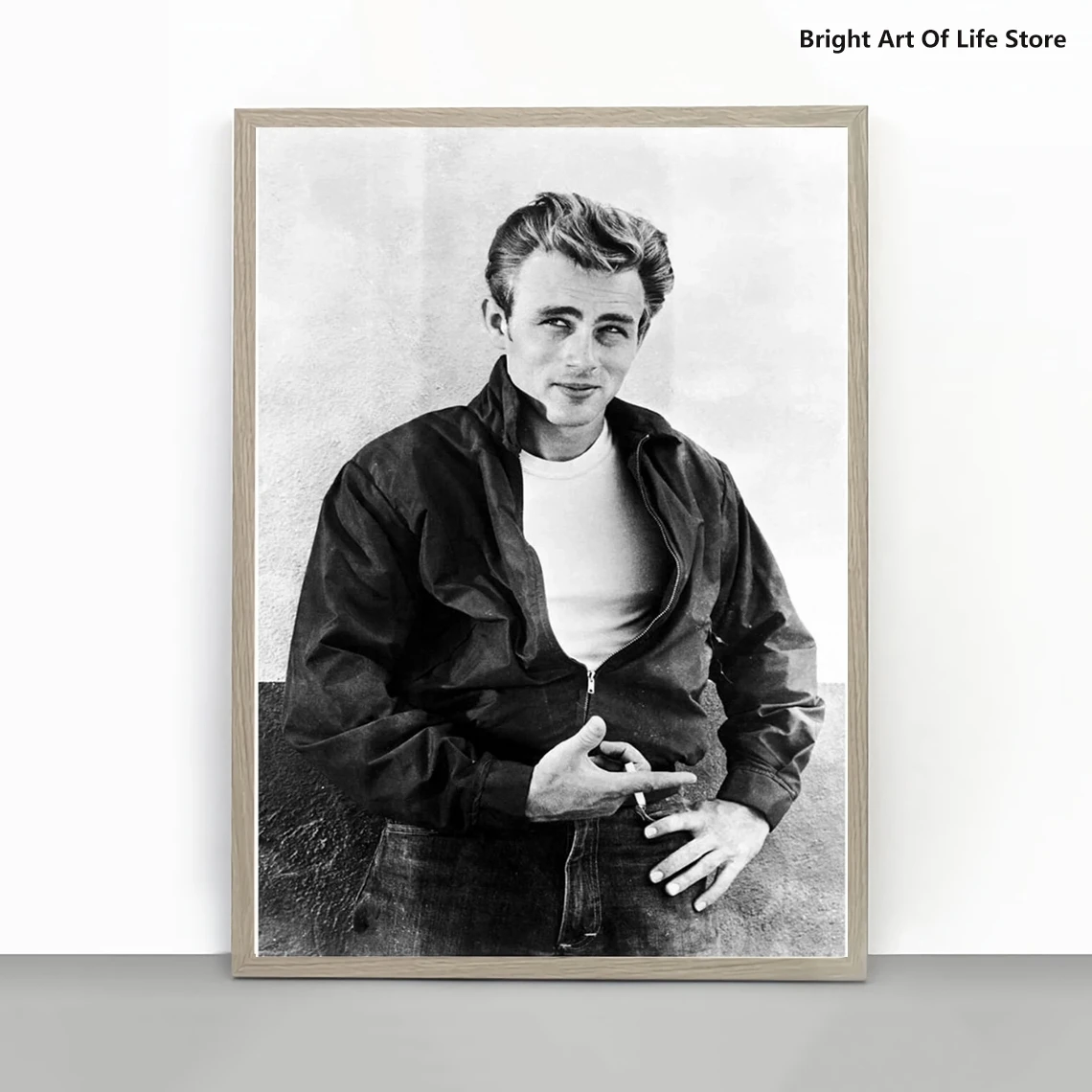 James Dean Posters Print, Famous Actor Vintage Photograph Home Décor Housewarming gift, Retro Wall Art Picture