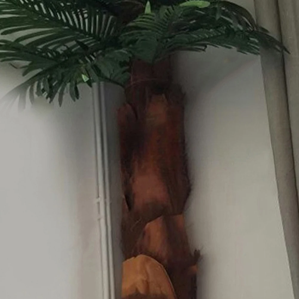 

5pcs Faux Palm Tree Slices Natural Brown Decorative for Garden Landscaping DIY Greening Projects Aquarium Fish Fry Habitat