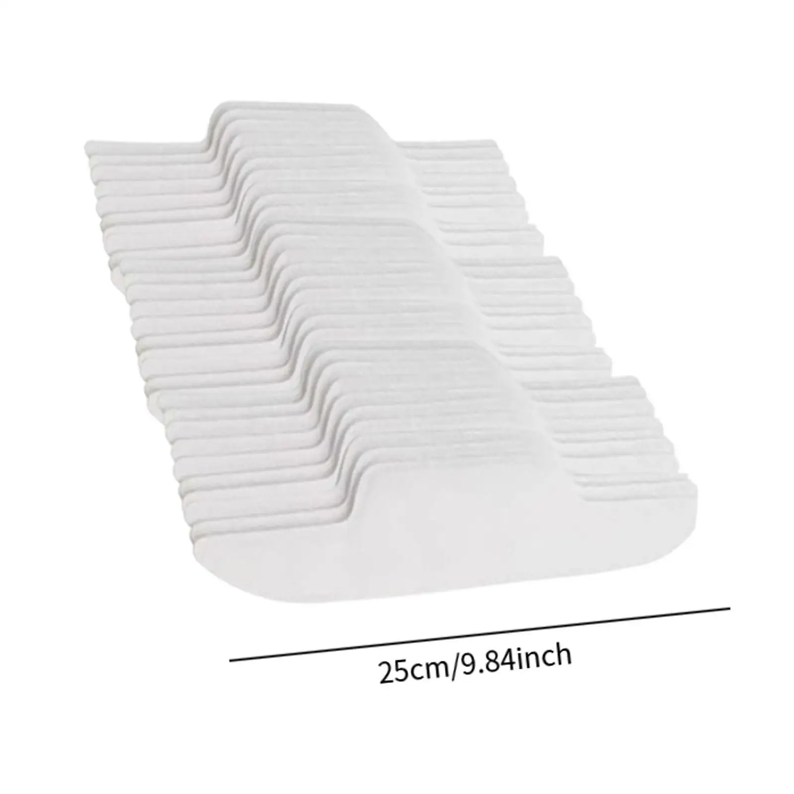 30x แผ่นซับเหงื่อแบบใช้แล้วทิ้งสําหรับ Travel Eve Meetings Neck Liner Pads