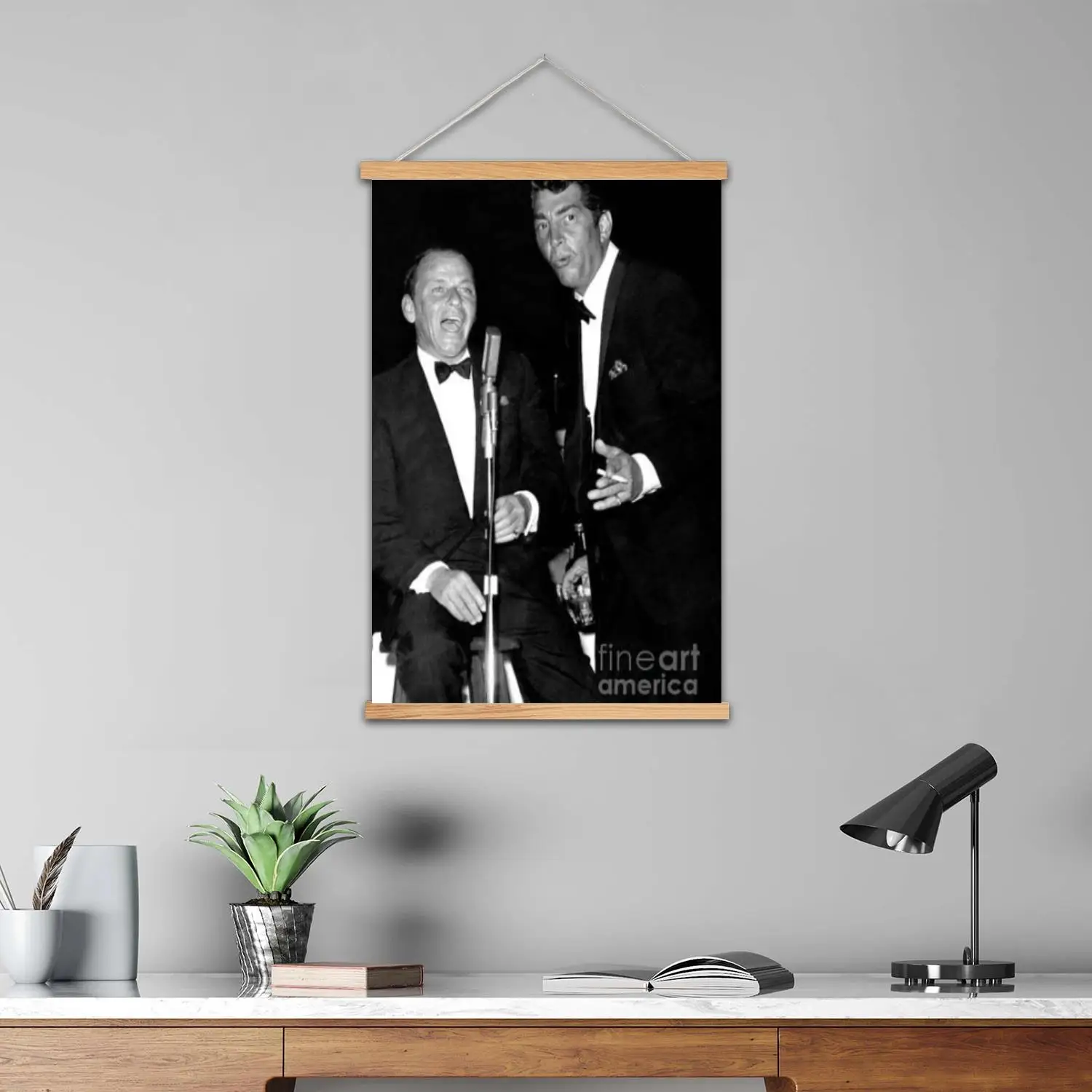 The Rat Pack Framed Wall Painting Canvas Art Poster and Wall Art,  Modern Family Bedroom Decor, Posters,Decorative painting
