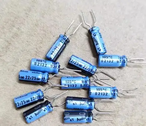 

30pcs/lot Original Nichicon Audio 25V 22UF KT Series 5x11 Water Blue Fever Audio Electrolytic Capacitor from Japan free shipping