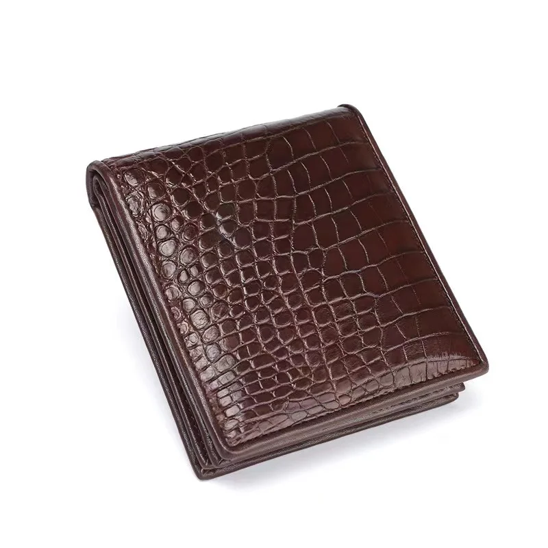 baoduli men crocodile leather wallet male crocodile wallet men purse