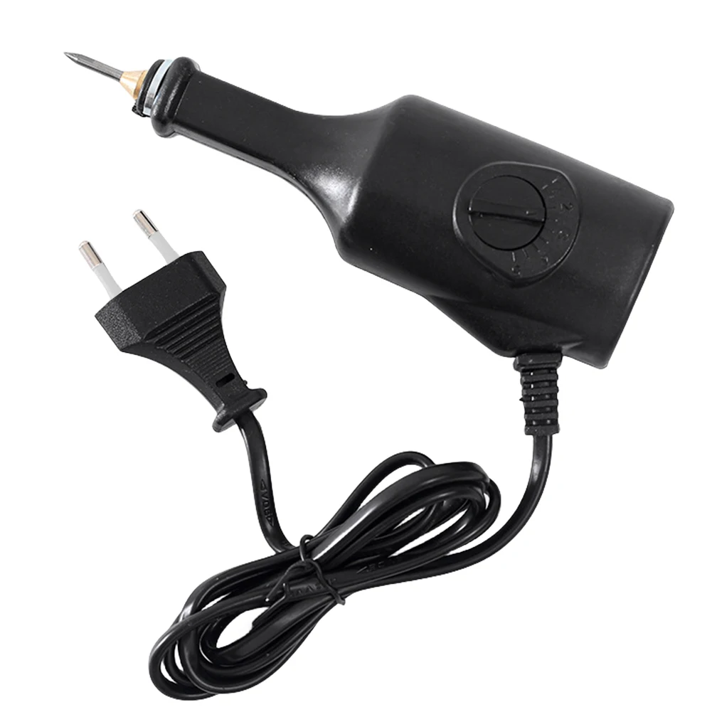 Penna per intaglio per incisione elettrica UE 220V 40W Penna per incisione su legno in metallo Punte per scalpello per pietra ceramica in plastica di vetro