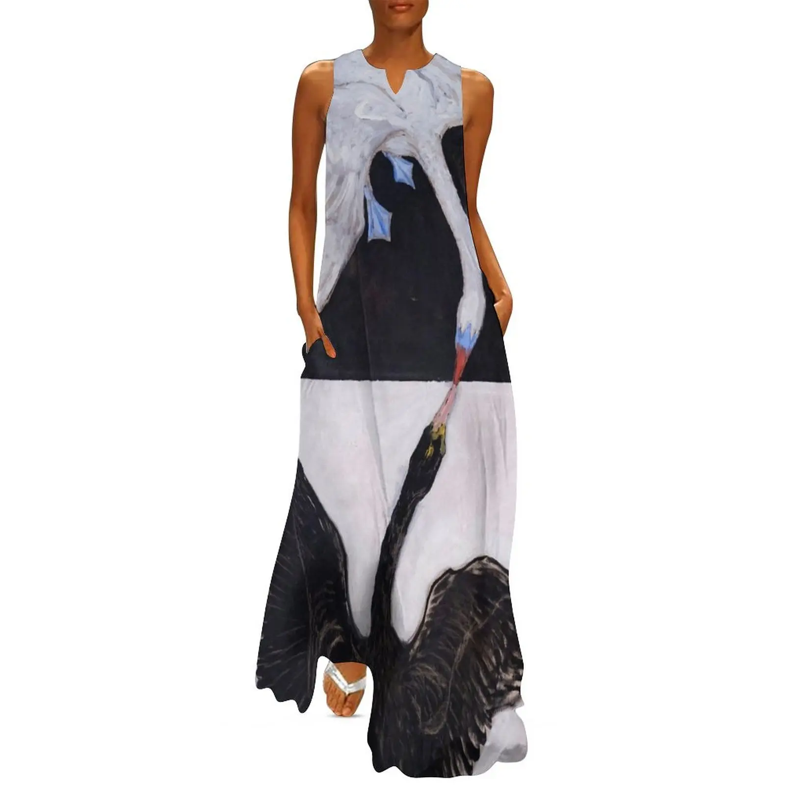 Hilma af Klint The Swan, No. 01, Group IX-SUW Long Dress summer dresses womens 2025 Summer skirt