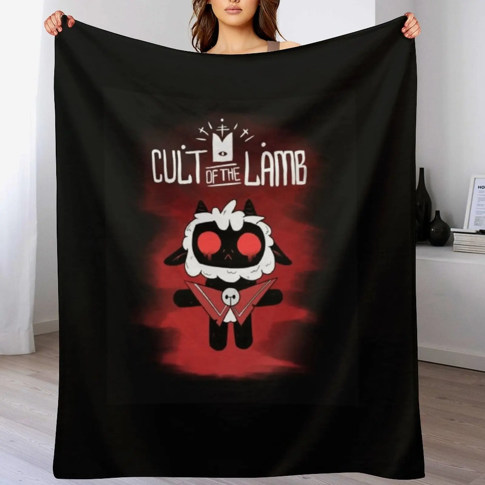 

Cult Of The Lamb Throw Blanket Hair Hairy Blankets
