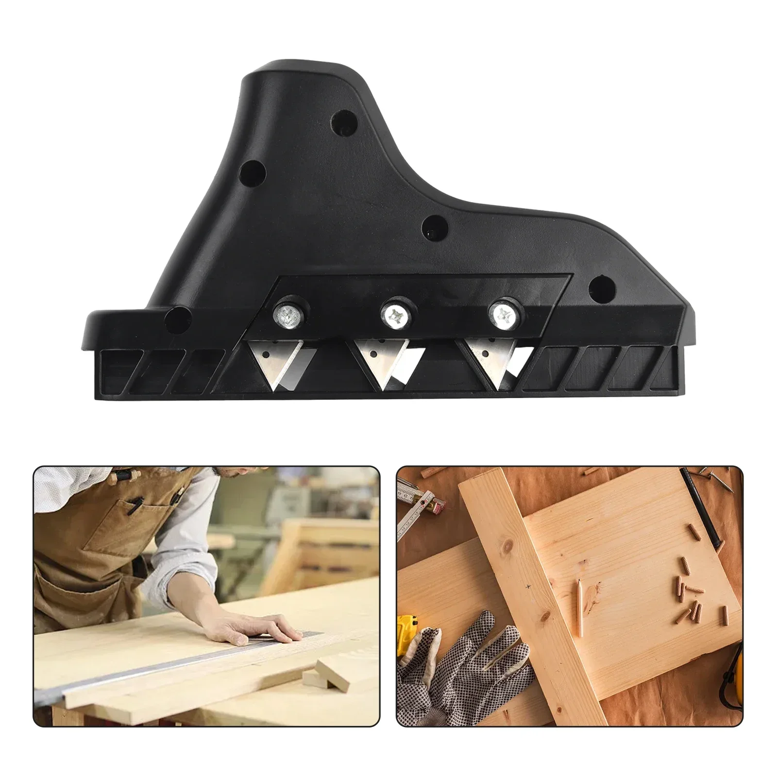 Easy To Use High-quality Plasterboard Planing Wood Edger Board Black Color Cutter Hand Planer Drywall Edge Chamfering