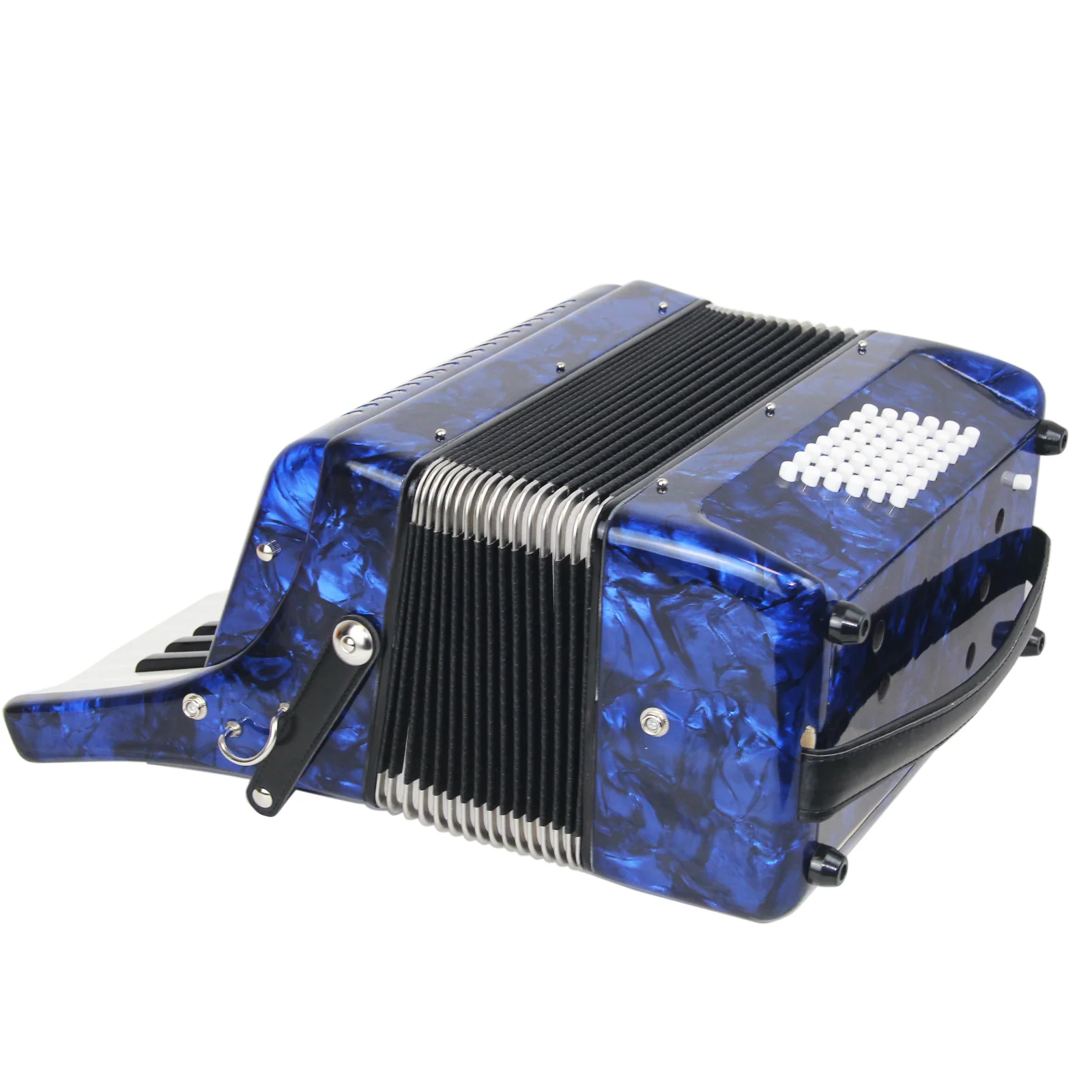 Accordion 26 Key 48 Bass Diatonic Musical Instrument Portable for Student Learning Daily Practice & Stage Performance