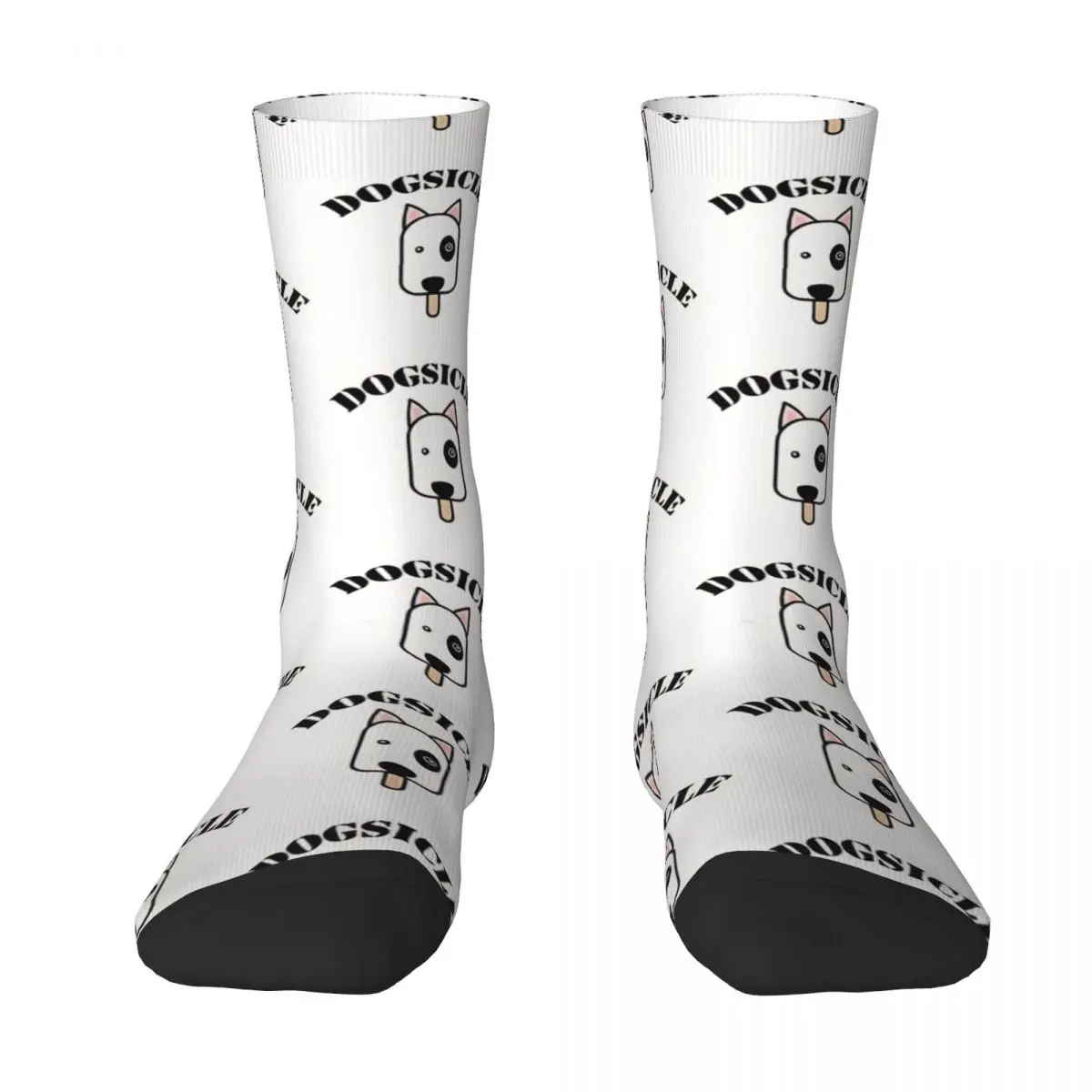 The Bull Terrier Animal The Dogsicle Men Women Socks Windproof Novelty Spring Summer Autumn Winter Stockings Gift