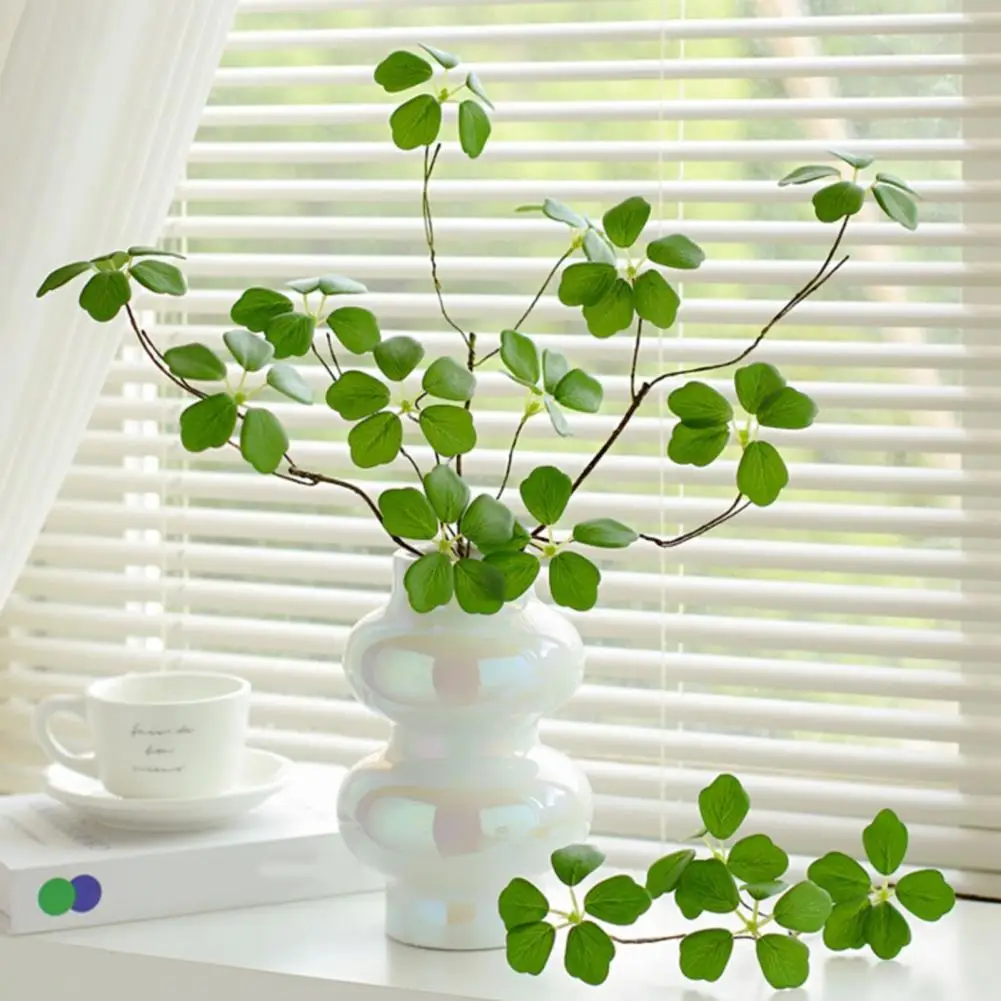 1Pc Artificial Plants Realistic No Watering Artificial Plants Realistic Easy Maintenance Artificial Leaf Plants for Effortless