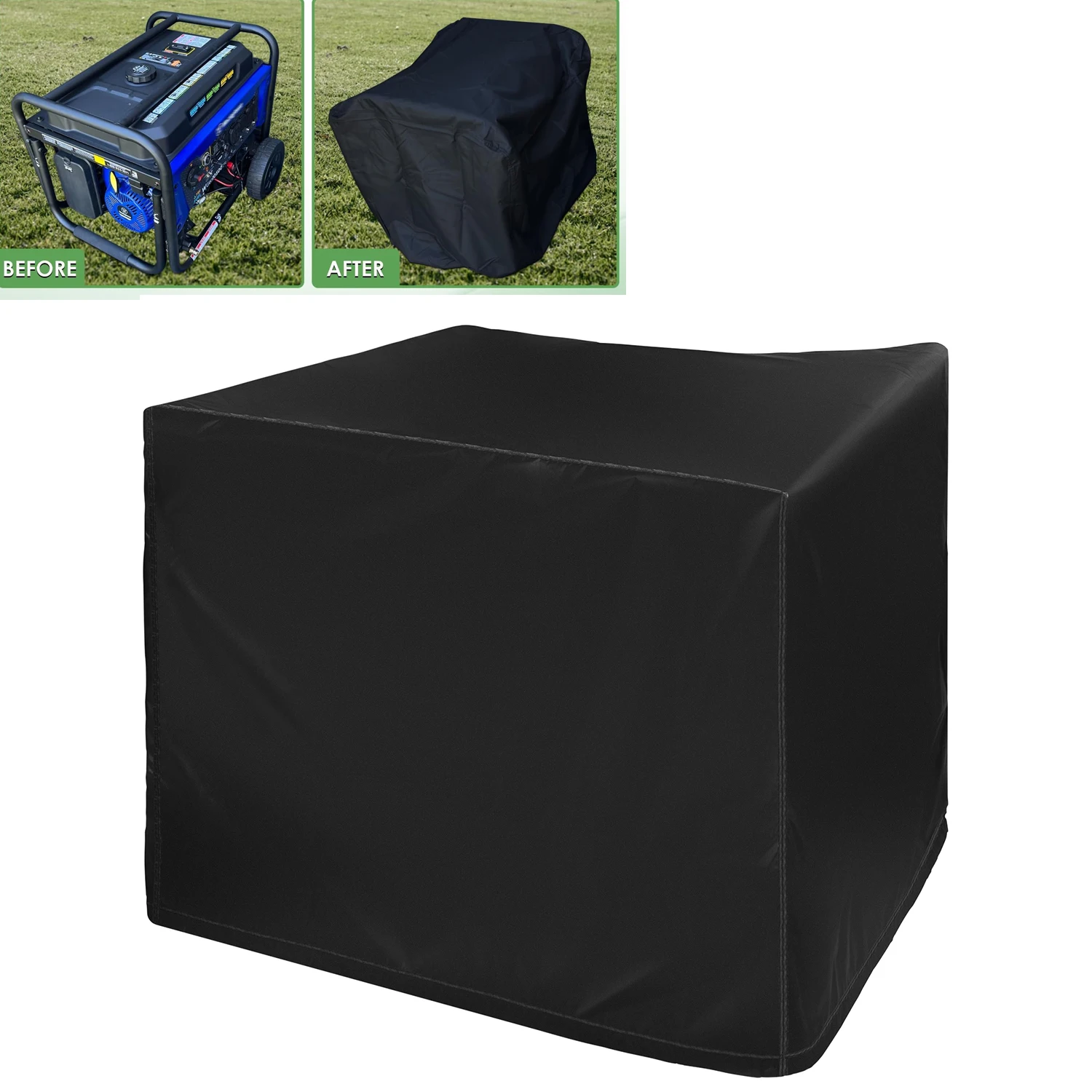 

Oxford Fabric Generator Cover, Universal Fit For Portable Generators Up to 9500 Rated Watts– WGen2000/3600/5500/7500/9500 & More
