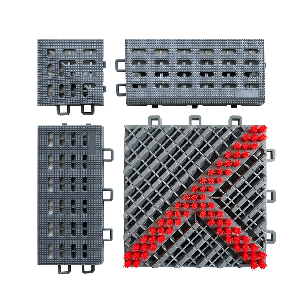 3 In 1  interlocking mats for outdoors Hot Sell Modular Eva waterproof entrance