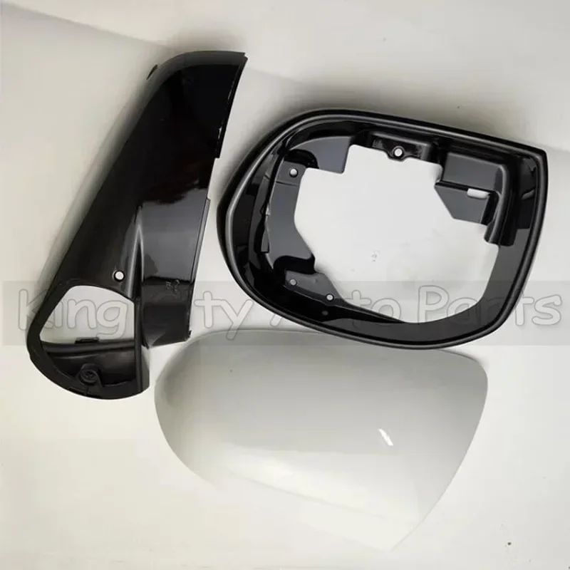 CAPQX For Honda Europe Accord Spirior 2009-2014 Side Rearview Mirror Cover Rearview Mirror Frame Glass Lens Mirror Low Cover