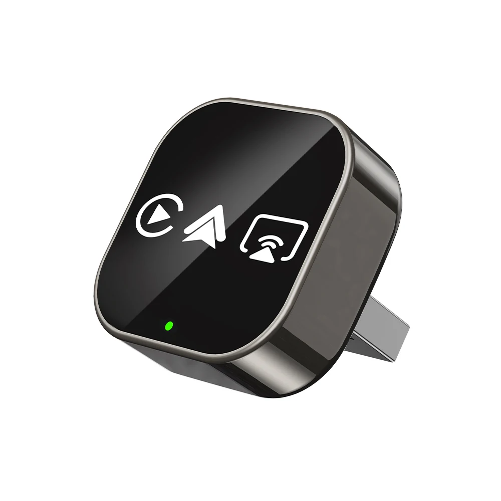 4-in-1 Draadloze Carplay Android Auto Mirror Link Airplay Adapter Plug & Play Lage Latency Voor Audi Benz Volvo VW Ford Citroen MG - afbeelding 2