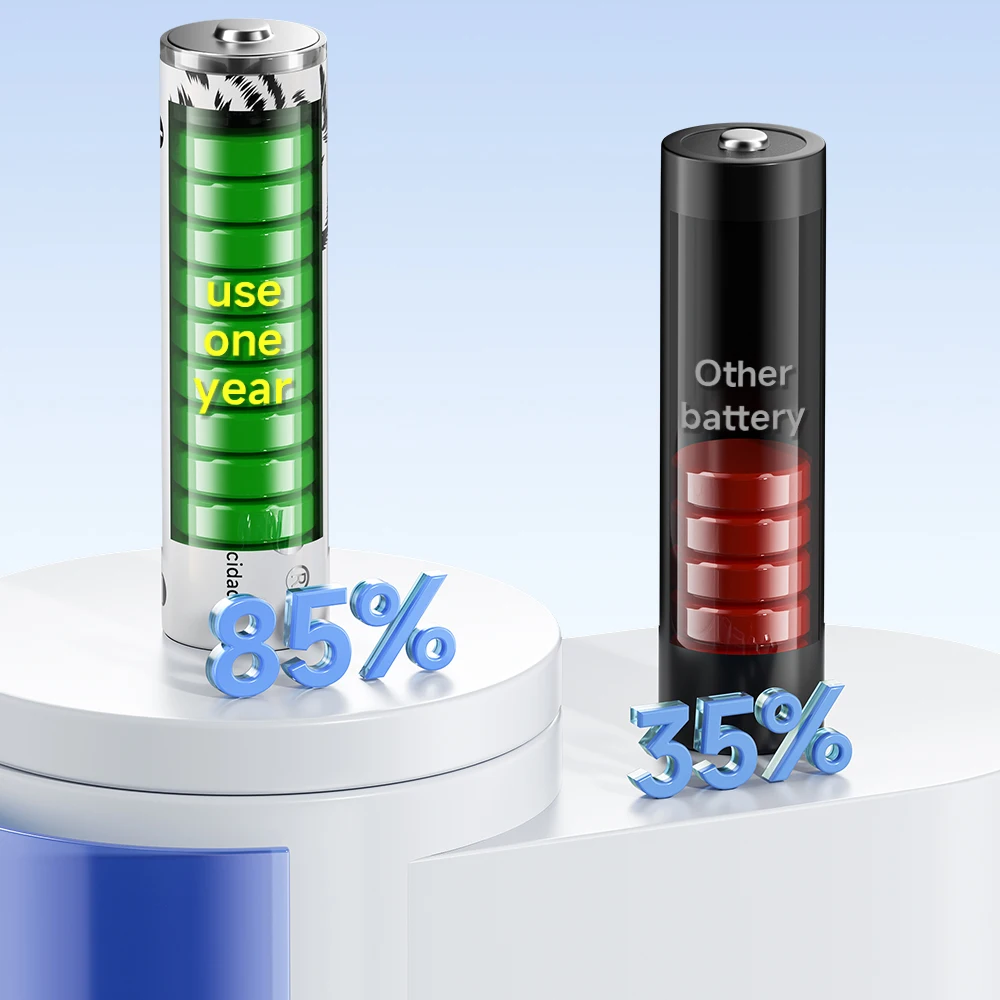 PALO 1,5 V AA wiederaufladbare Batterie 3500 mWh Lithium-Batterien für ferngesteuerte elektrische Spielzeuge, Mäuse, Uhren und Radios – Detail 14