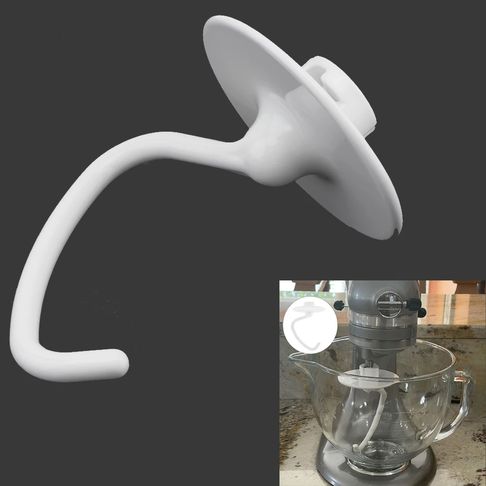 Mixer Dough Hook K45DH 4.5 Quart Bowel Fit for Kitchenaid K45SS / KSM90 / KSM150 Mixers