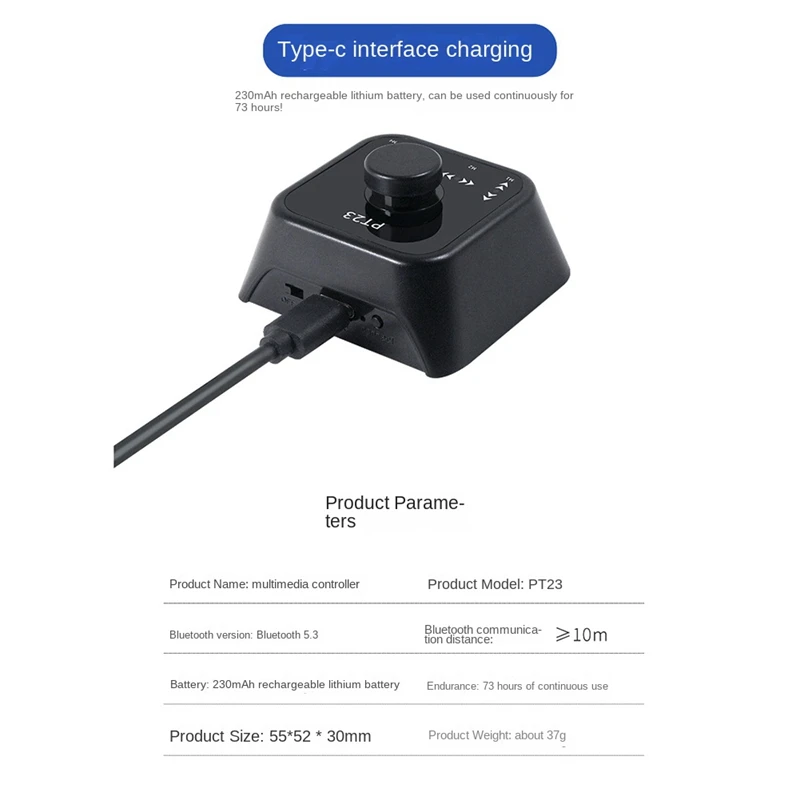 Wireless Page Turner Pedal Rechargeable Wireless Foot Switch for Tablet Smartphone Electronic Music Scores E-Books White-A68X