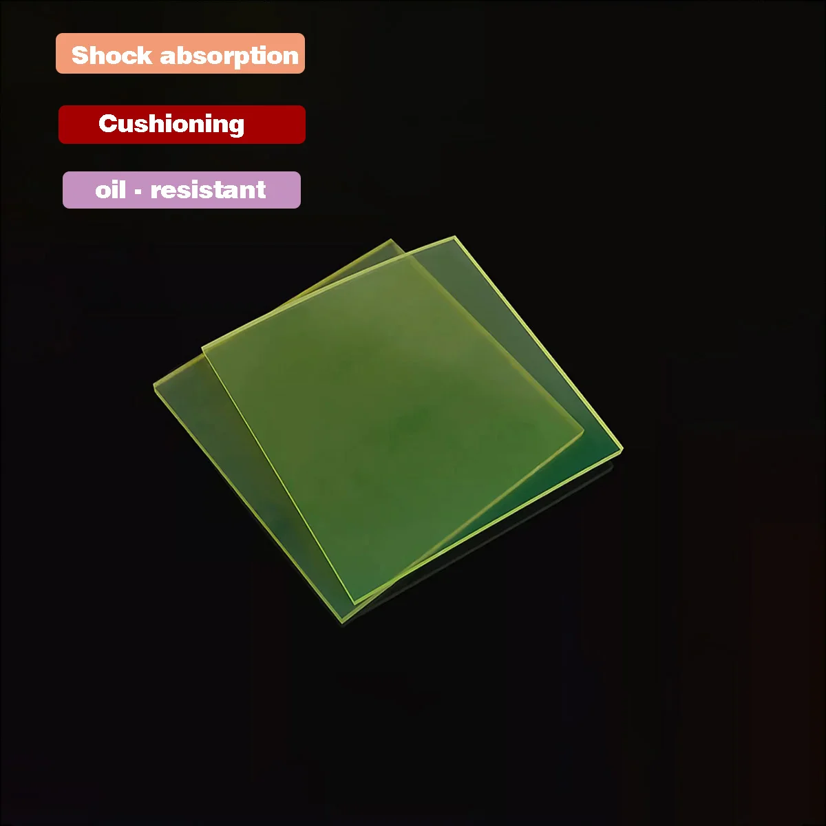 1PCS Thickness 1/2/3/4/5/6/8/10/12/15/20mm High Elasticity PU Plate Polyurethane Sheet Board  Width/100-500mm Beef Tendon Plate
