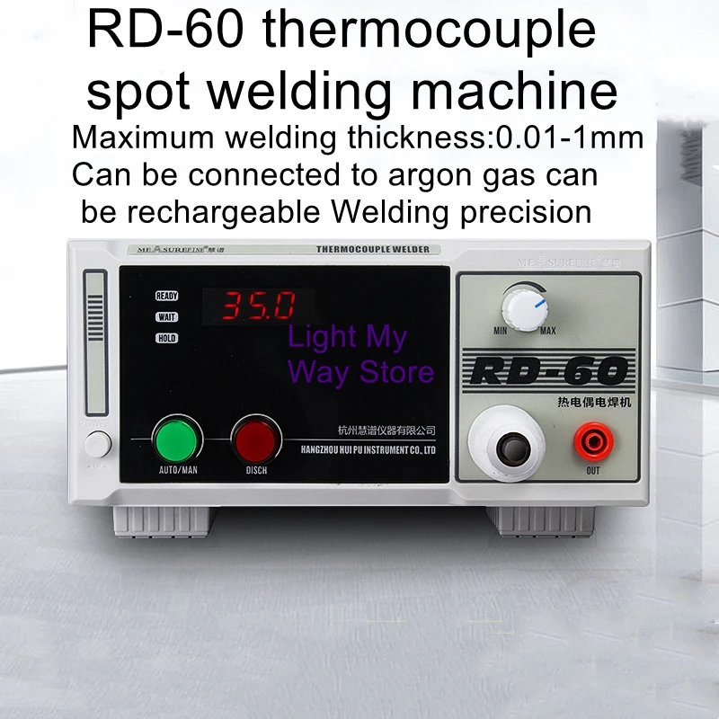 

RD-60 thermocouple spot welder bumper welder K-type T-type temperature measuring wire welding machine temperature wire probe