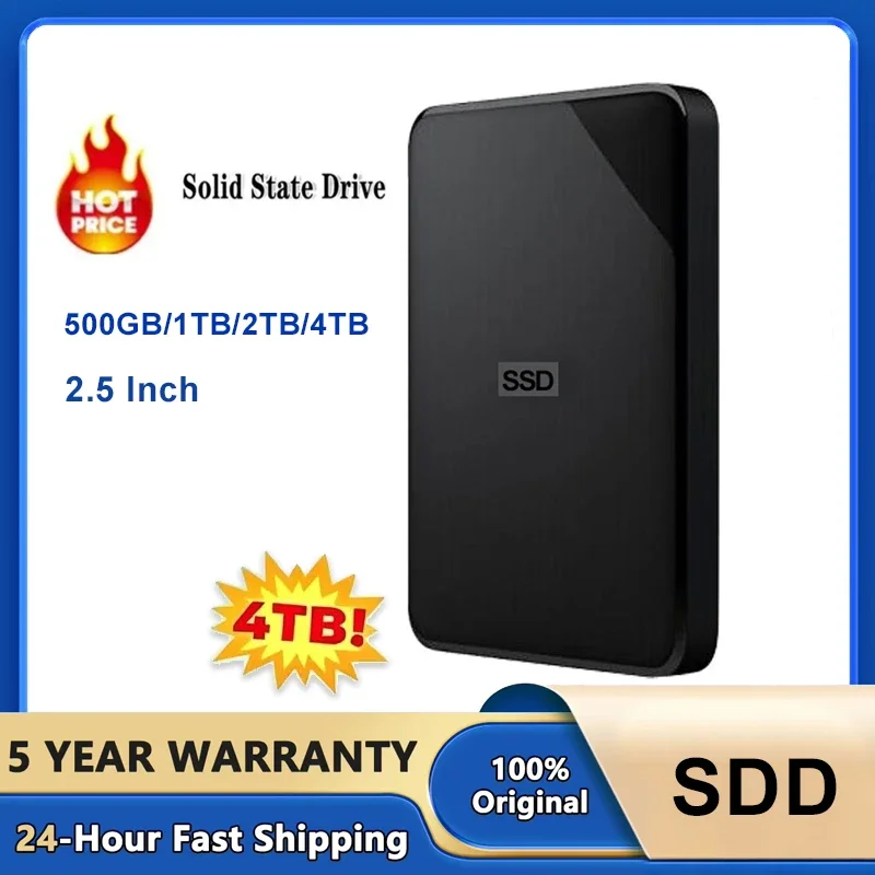 SDD 500GB 2TB 1TB 4TB 2.5" Portable Hard Drive HDD USB3.0 External Hard Disk For Desktop PC Laptop OEM Original