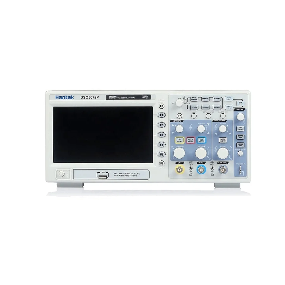 Hantek DSO5072P 70MHz 1GSa/s 2CH Signal Waveform Real Time Sample Rate Digital Oscilloscope