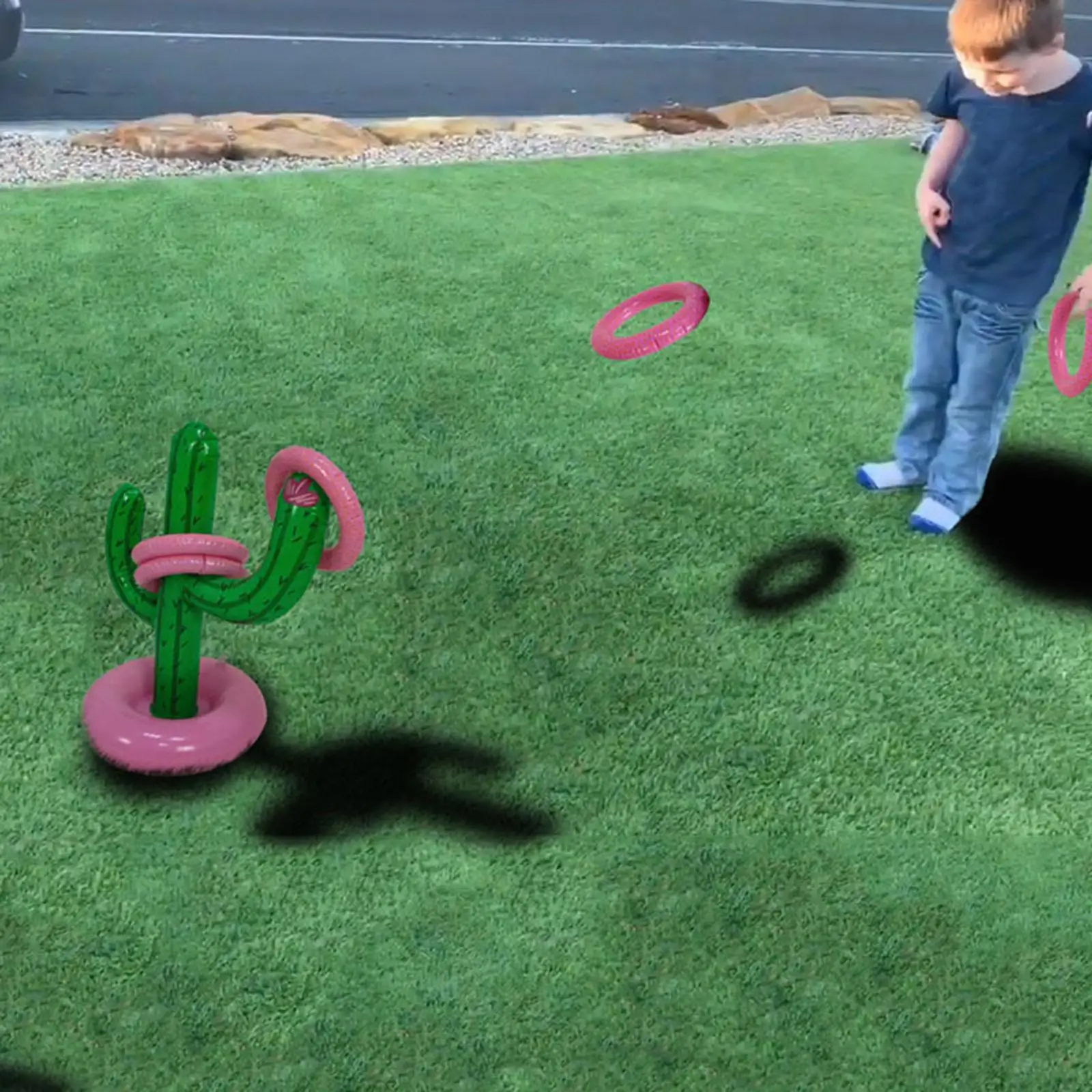 Anti-Leakage Inflatable Rings Toss PVC for Adults Teamwork