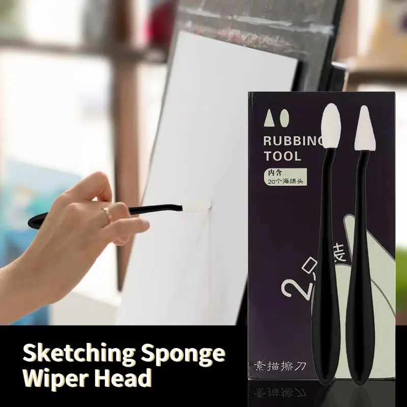 

Blending Stumps For Drawing Sketch Wipe Scrapers Sketch Trimmer Erase Sponge Wiper Erase Wiper Pencils Sketch Sponge Wiper Heads