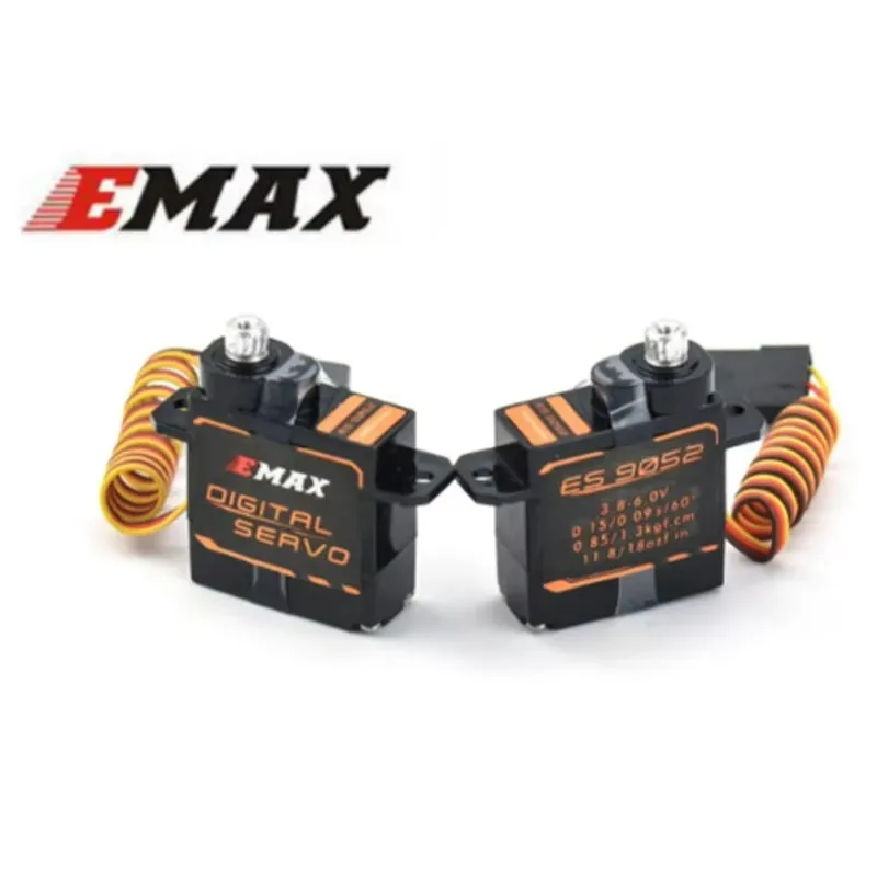 EMAX ES9052MD RC FPV 비행기 드론용 기어가 있는 디지털 금속 서보 5.5g