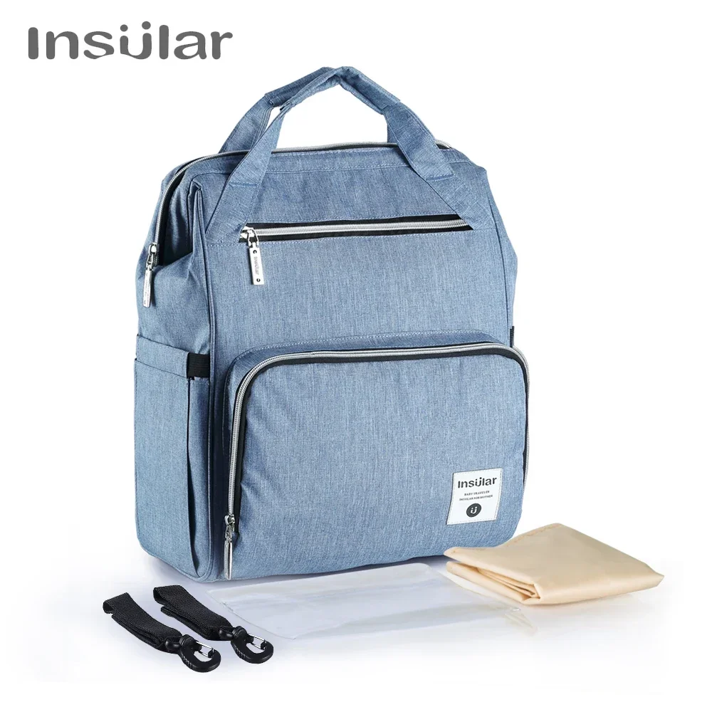 New Fashion Maternity Bag Mummy Nappy Backpacks Brand Large Capacity Baby Diaper Bag Travel Backpack Design Nursing Stroller Bag