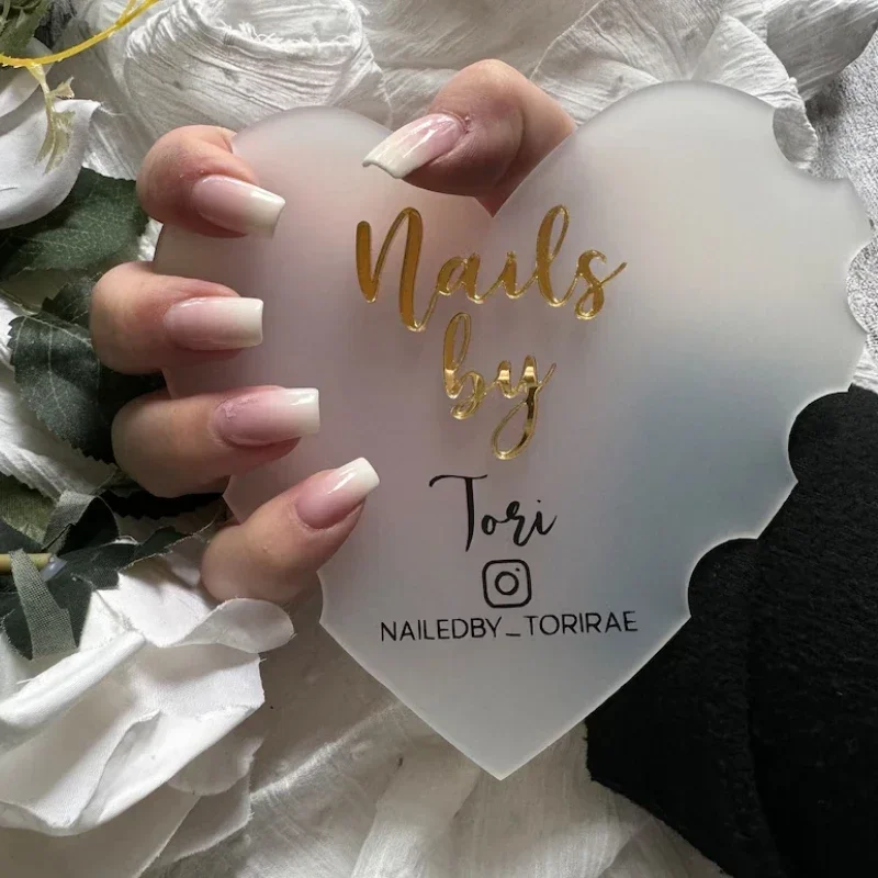 Heart Nail Technician Beauty Salon Prop Nailfie Prop Business Sign Nail Artist Gift Nail Advertising Social Media Tool Nail Sign