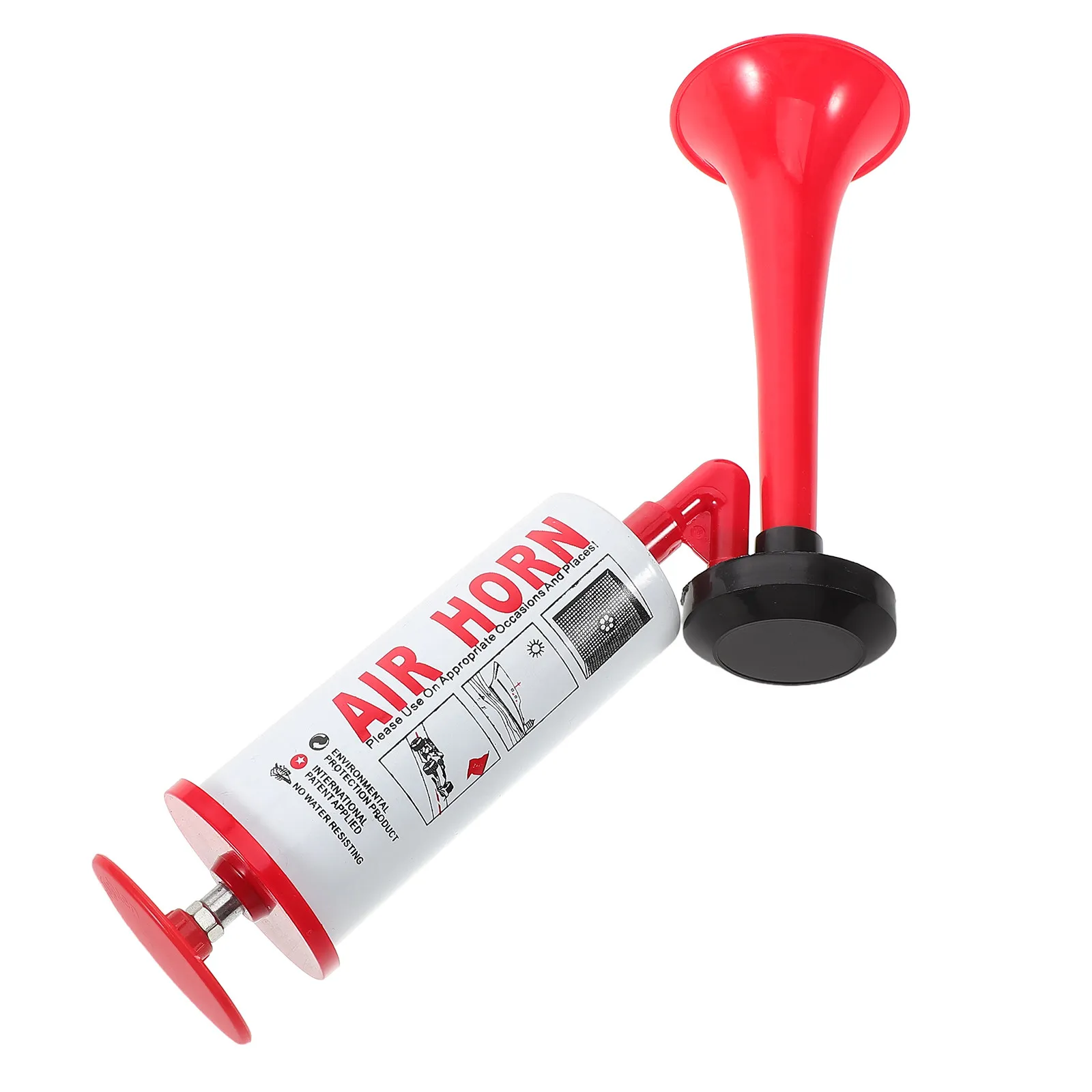 

2 шт. многоразовых ручных воздушных горных клаксонов для спортивных мероприятий, вечеринок на лодке, выпускных вечеров, прочные, портативные, с чистым громким звуком